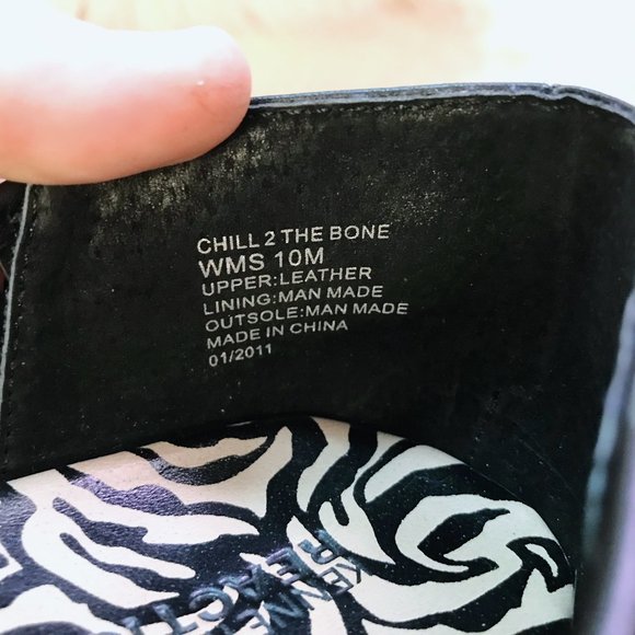 Moving Sale!! GUC Kenneth Cole Reaction Perforate Wedge - Chill 2 The Bone 10M - Picture 6 of 13